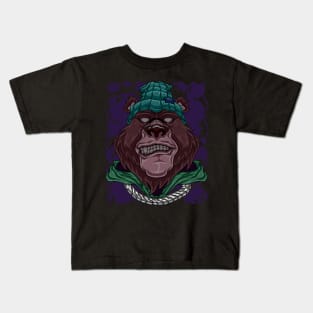 Fashion Bear street art Kids T-Shirt